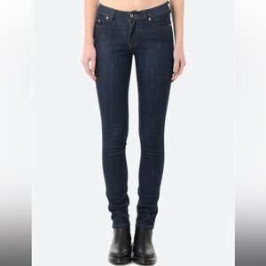 Naked and Famous Japanese raw denim The Skinny in Indigo sz 25